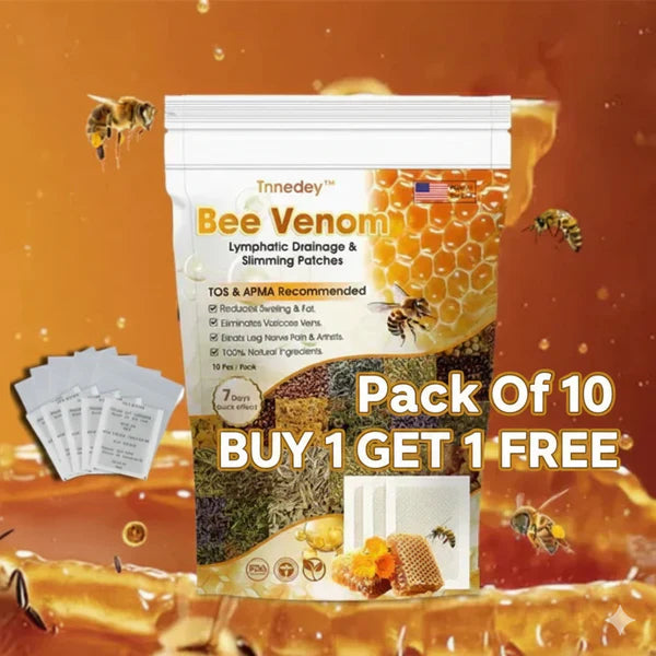 Bee Venom Lymphatic Drainage & Slimming Foot Patches 🌿👣